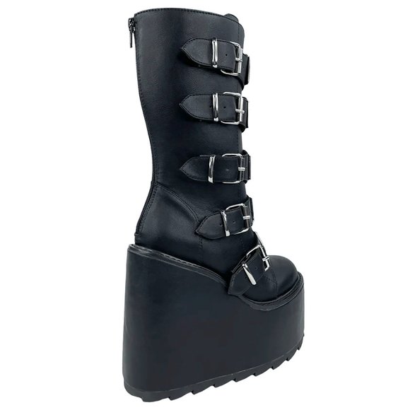 YRU X Naruto Dune Leaf Village Platform Boots - Picture 8 of 8